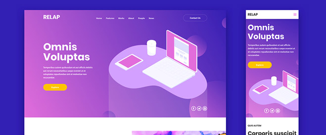 响应式页面设计的布局分辨率