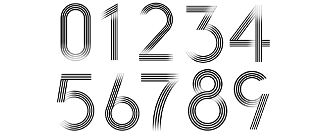 在设计中数字的设计应用方法