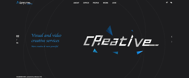 中英文的网站设计不同